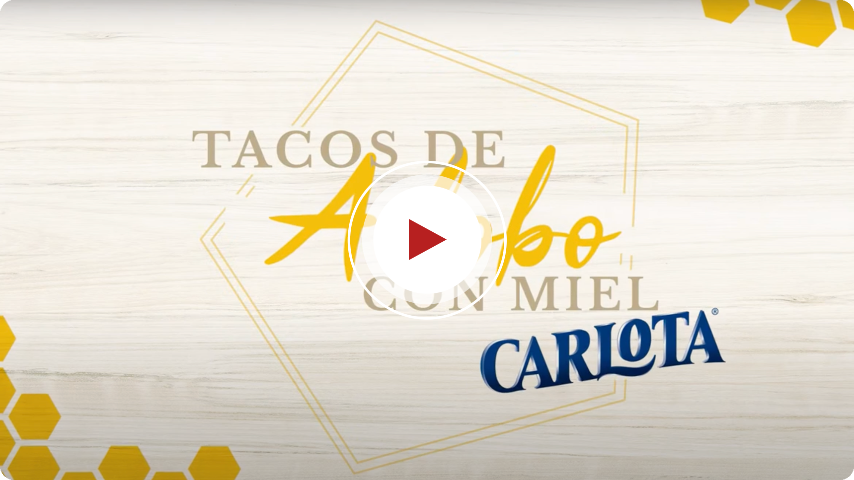 Video Tacos de Adobo con Miel Carlota